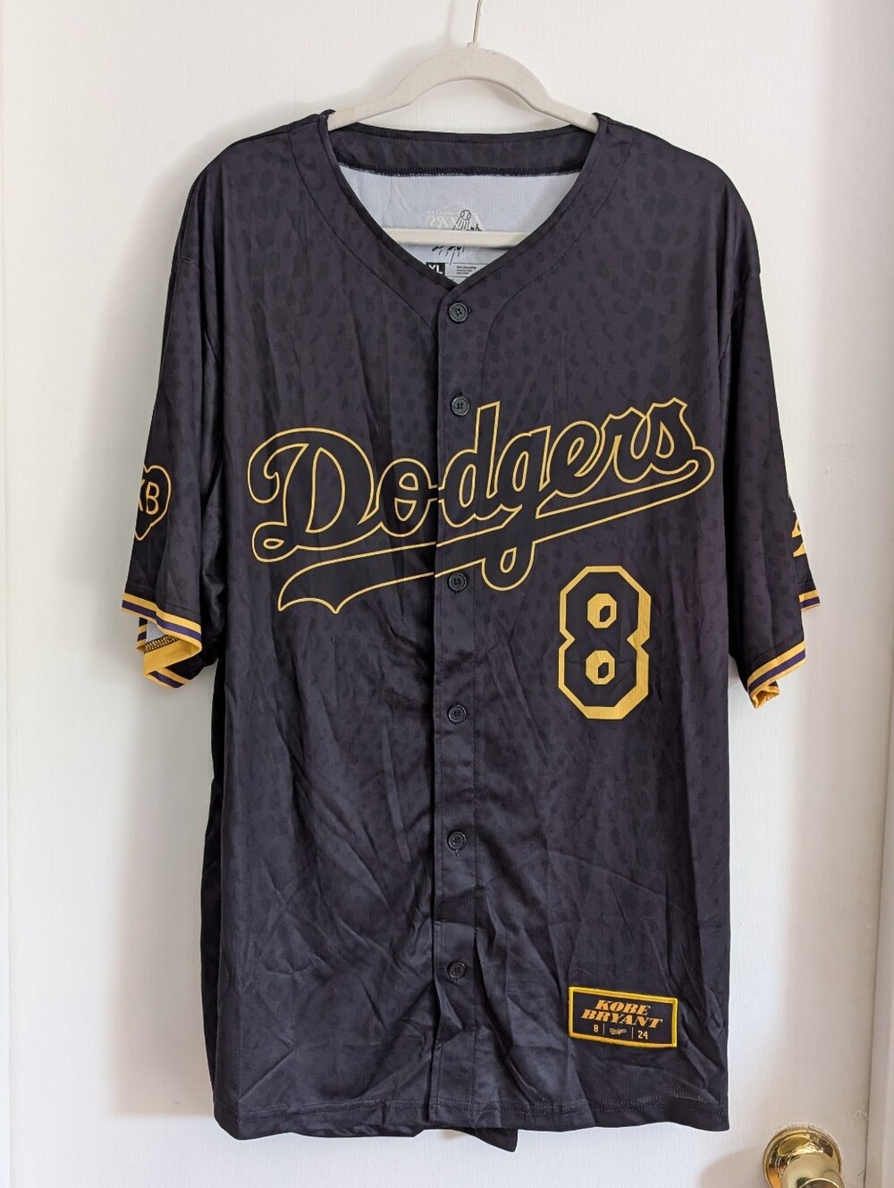 ⚾ LA Dodgers X Kobe Bryant Jersey Mens XL Black